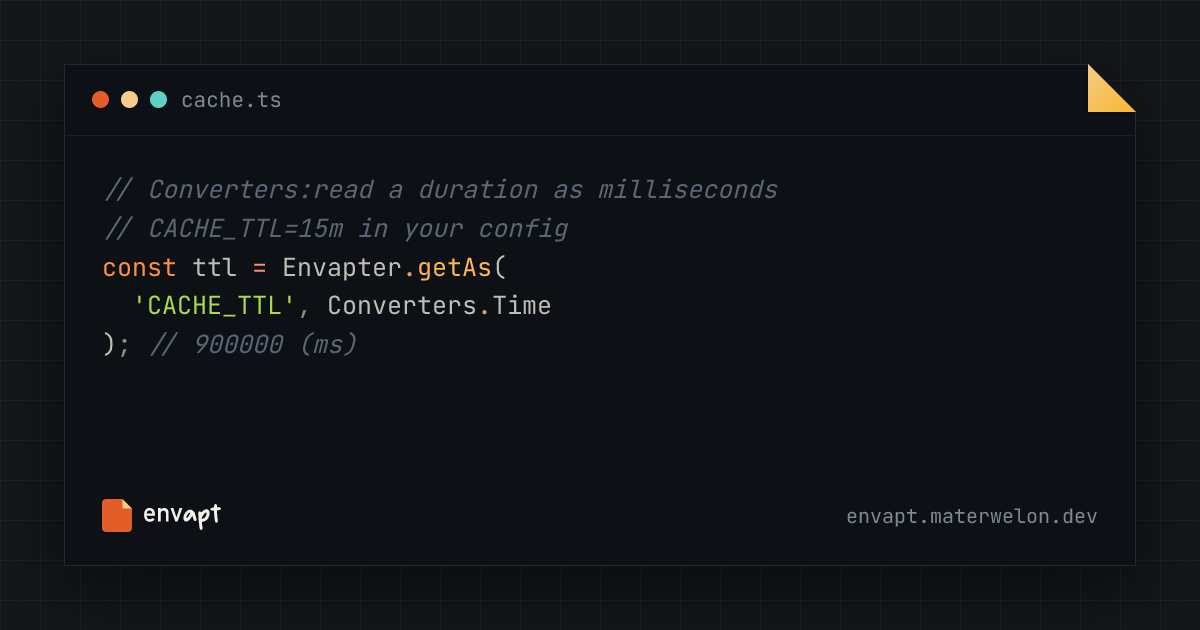 Converters · envapt